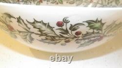 Large Vintage Johnson Brothers Merry Christmas 12 Punch Salad Serving Bowl