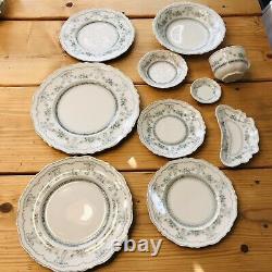 Lot 10 pcs VTG Johnson Brothers England Glenwood Roses plates Bowl Farm house