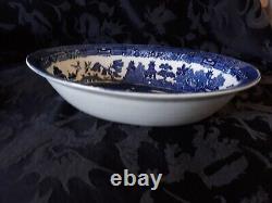 Lot 13 Johnson Brothers BLUE WILLOW England Salad Plates Cereal serving Bowls