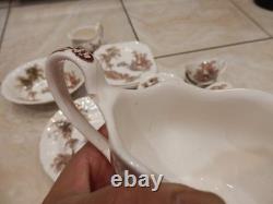 Lot 27 Pieces Johnson Brothers Brown The Old Mill set