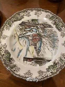 Lot 60 Pieces of Johnson Brothers Friendly Village Dinnerware Set China