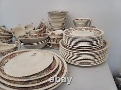 Lot Of 100+ VTG JOHNSON BROS England China DEVONSHIRE Plates, Platters, Cups +