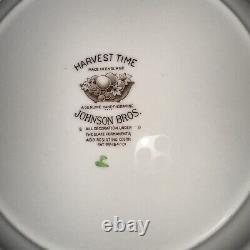 Lot Of 5 Harvest Time by Johnson Bros. 11-1/2 Service plate platter charger