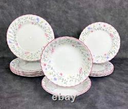 Lot of 11 JOHNSON BROS BROTHERS Summer Chintz Luncheon & Salad Plates & Bowls