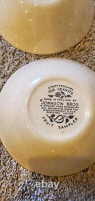 Lot of 11 Johnson Bros Fruit Sampler Vegetable Bowls Various Sizes