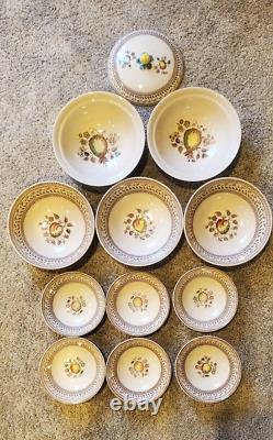 Lot of 11 Johnson Bros Fruit Sampler Vegetable Bowls Various Sizes