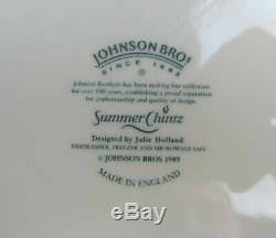 Lot of 15 Johnson Brothers China SUMMER CHINTZ ENGLAND Dinner Plates VERY GOOD