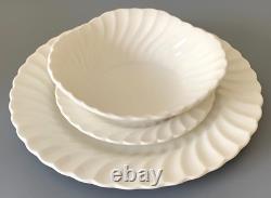 Lot of 30Johnson Brothers Plates/Bowls/Bread Plates Regency Swirl Ironstone 1E1