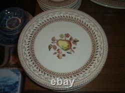 Lot of 45 Pieces of Johnson Bros Old Granite Fruit Sampler Serving, Plates Plus