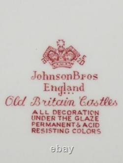 Lot of 4x Johnson Bros. Old Britain Castles 10 Dinner Plates Mint Condition DD