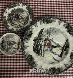 Lot of Johnson Bros Friendly Village dishes. 160 PIECES