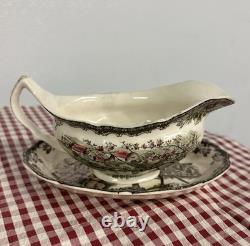 Lot of Johnson Bros Friendly Village dishes. 160 PIECES