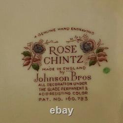 Lovely Johnson Bros Huge Rose Chintz Soup Tureen