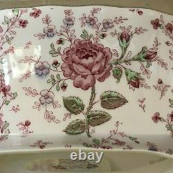 Lovely Johnson Bros Huge Rose Chintz Soup Tureen