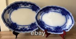 Lovely Set of 2 Johnson Bros Persian Flow Blue Platters