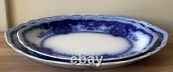 Lovely Set of 2 Johnson Bros Persian Flow Blue Platters