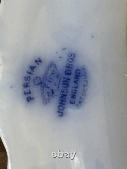 Lovely Set of 2 Johnson Bros Persian Flow Blue Platters