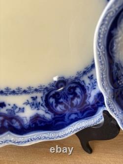 Lovely Set of 2 Johnson Bros Persian Flow Blue Platters