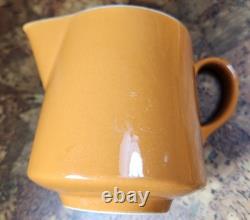 MCM Johnson Bros Ironstone ORANGE 4 cups/4 saucers 1 Creamer 1 Gravy 1 extra cup