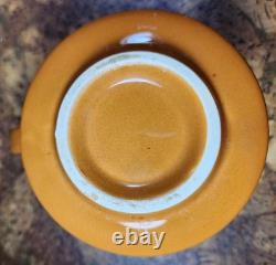 MCM Johnson Bros Ironstone ORANGE 4 cups/4 saucers 1 Creamer 1 Gravy 1 extra cup