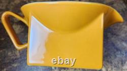 MCM Johnson Bros Ironstone ORANGE 4 cups/4 saucers 1 Creamer 1 Gravy 1 extra cup