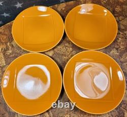 MCM Johnson Bros Ironstone ORANGE 4 cups/4 saucers 1 Creamer 1 Gravy 1 extra cup