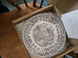 MINT Heritage Johnson Brothers 4 Cups, 12 Saucers, 2 Turkey Platters Colonial