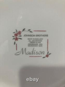 Madison by Johnson Bros. RARE ESTATE SET 62pcs of Vintage Dinnerware