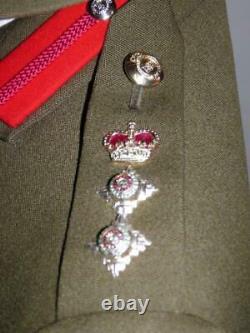 Moss Bros Dress Tunic For Colonel Of The Royal Engineers + Herbert Johnson Cap