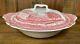 New Retired Johnson Brothers Bros Old Britain Castles Pink Covered Serving Bowl