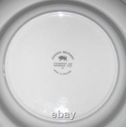 NEW Set of 4 Johnson Brothers 9-3/8 Richmond White Rimmed Soup Bowls England