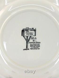 NEW!'The Friendly Village' Johnson Bros 20 Piece Set Teacups & Saucers, Plates+