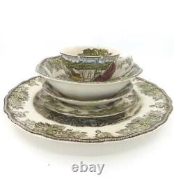 NEW!'The Friendly Village' Johnson Bros 20 Piece Set Teacups & Saucers, Plates+