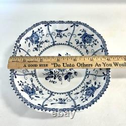 NEW Vtg 30 Pc Johnson Brothers Blue Indies Service Set, Six 5 Pc Place Settings