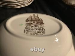 NWOT Brand New Johnson Brothers Olde English Countryside Lot of 51 Piece's