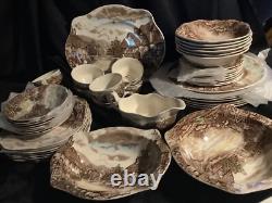 NWOT Brand New Johnson Brothers Olde English Countryside Lot of 51 Piece's