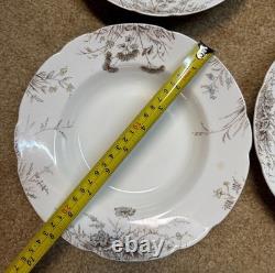 Nine Johnson Brothers Sylvan Brown 9 Soup Bowls