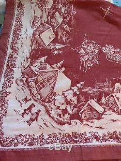 Noble Excellence Twas Night Before Christmas Tablecloth Johnson Brothers 70x126