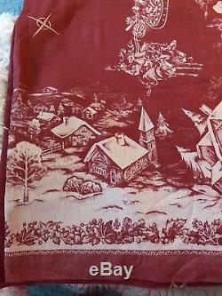 Noble Excellence Twas Night Before Christmas Tablecloth Johnson Brothers 70x126