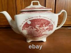 Noble Excellence Twas The Night Before Christmas Tea Pot Teapot Johnson Brothers