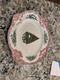 Old British Castles Pink Christmas Oval Platter By Johnson Bros