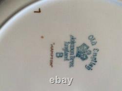 Old English Johson Bros. England Hampton Plates