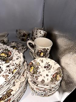 Over 70 pieces! Vintage Johnson Brothers (England) Autumn's Delight