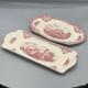 Pair Johnson Brothers Old Britain Castles Pink Relish Platter Serving Plate 15