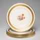 Pareek Johnson Bros England Gold Rim Floral Dinner Plates Jb362 1920s Set Of 6 B