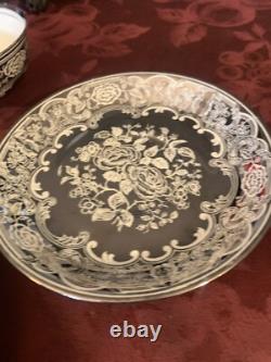 Pareek Johnson Bros. Mirror Lustre Extremely Rare 3 Soup Bowls & Saucers MINT