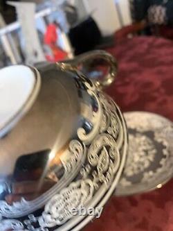 Pareek Johnson Bros. Mirror Lustre Rare Soup Bowls & Drip Saucers Free Shipping