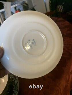 Pareek Johnson Bros. Mirror Lustre Rare Soup Bowls & Drip Saucers Free Shipping