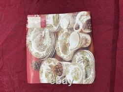 Pre Owned New in Box Johnson Bros. Friendly Village 28 Piece Set Discontued