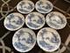Rare 7 Johnson Brothers (made In?) The Old Mill Dinner Plates, 10